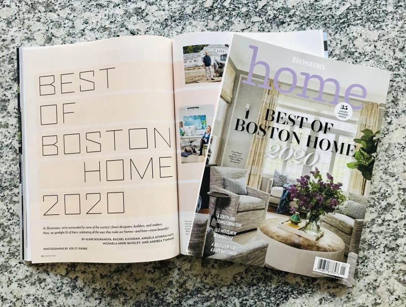 Boston Home Magazine: Best of Boston 2020